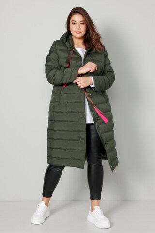 Angel of Style Winter Coat in Green