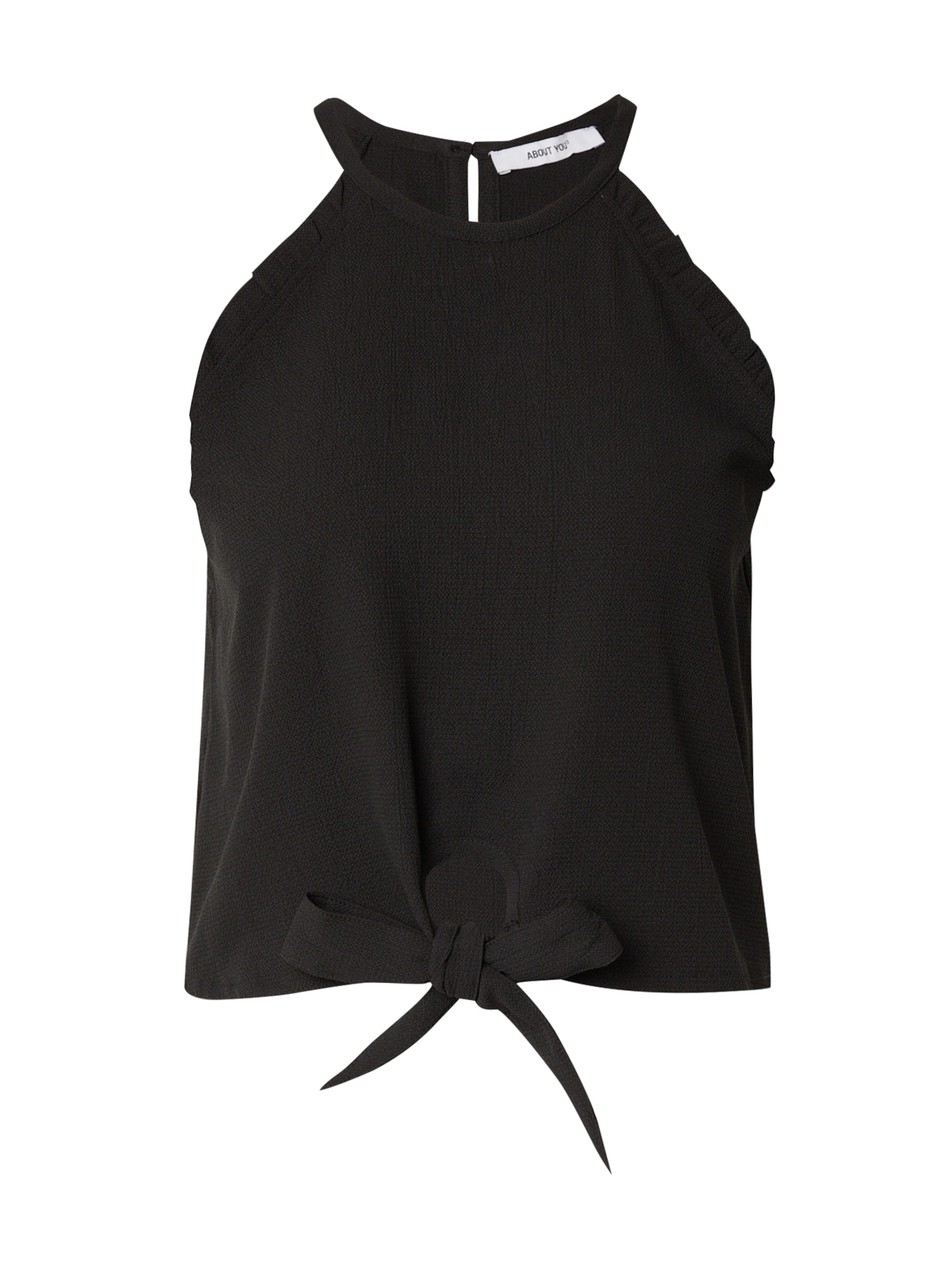 ABOUT YOU Top 'Hallgard' in Black: front