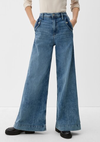 Wide Leg Jean 'Suri' s.Oliver en bleu : devant