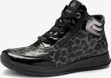 ARA High-Top Sneakers 'Osaka' in Black: front