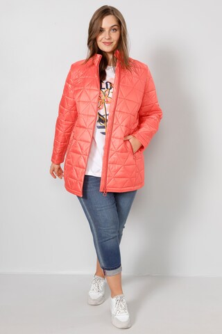 Janet & Joyce Between-Season Jacket in Red