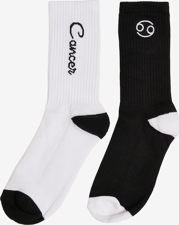 Mister Tee Socks 'Zodiac' in Black: front