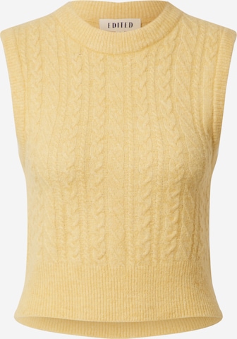 Pull-over EDITED en jaune : devant