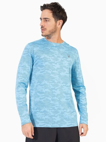 Spyder Funkční tričko – modrá: přední strana