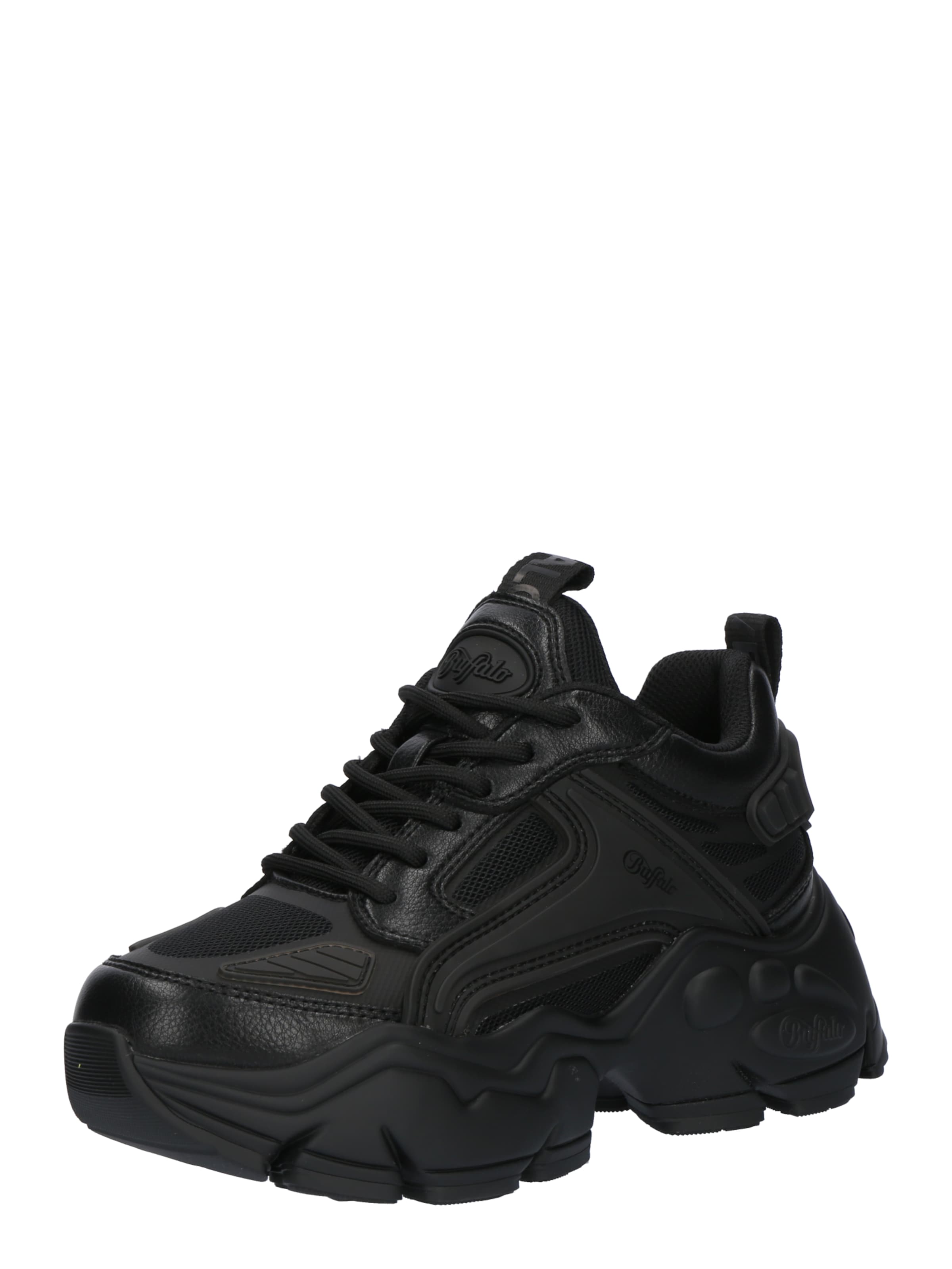 BUFFALO Ниски маратонки 'Binary Athena' в черно: отпред