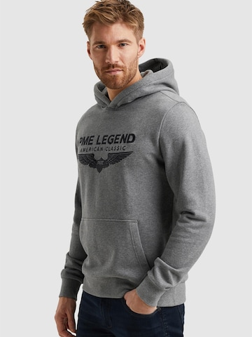 PME Legend Sweatshirt 'Hoodie with logo' i grå