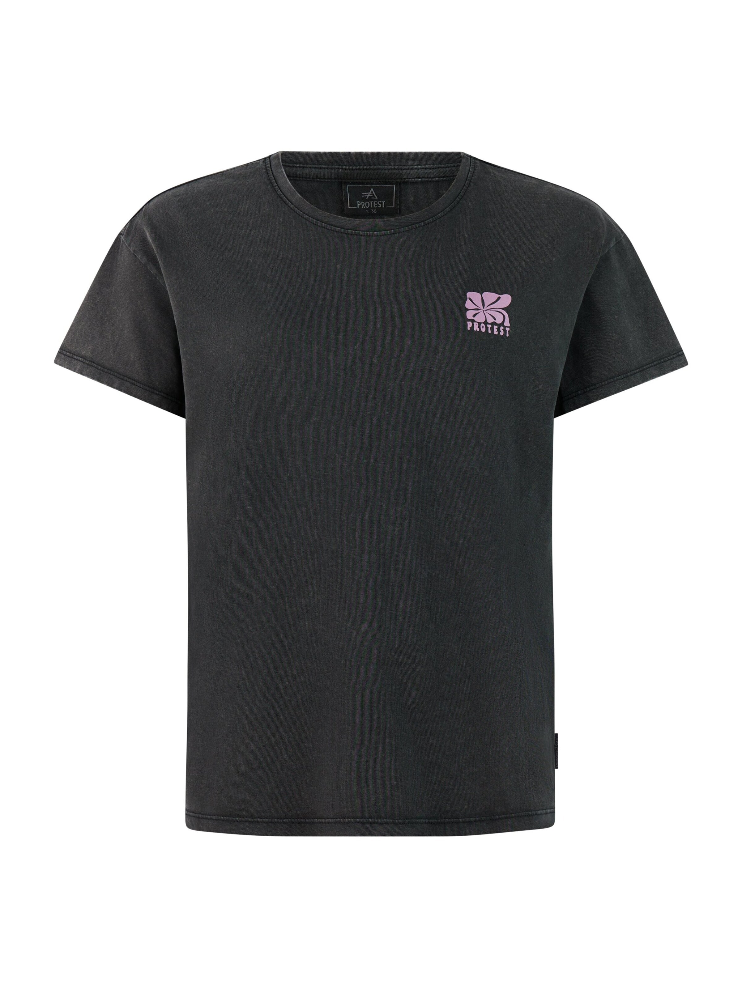 PROTEST Shirt 'PRTLas'‌‌‌‌‌‌ in Schwarz: Vorderseite