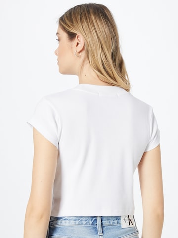 Calvin Klein Jeans Regular Shirt in Weiß
