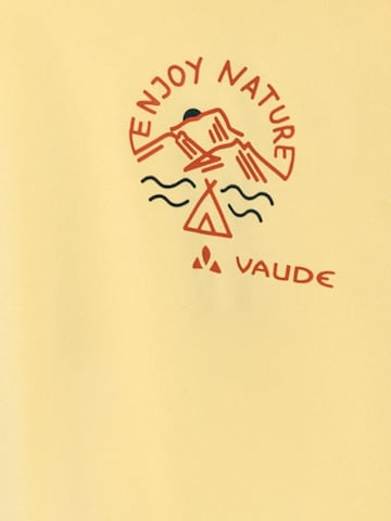 VAUDE Funktionsshirt 'Solaro LS III' in Gelb