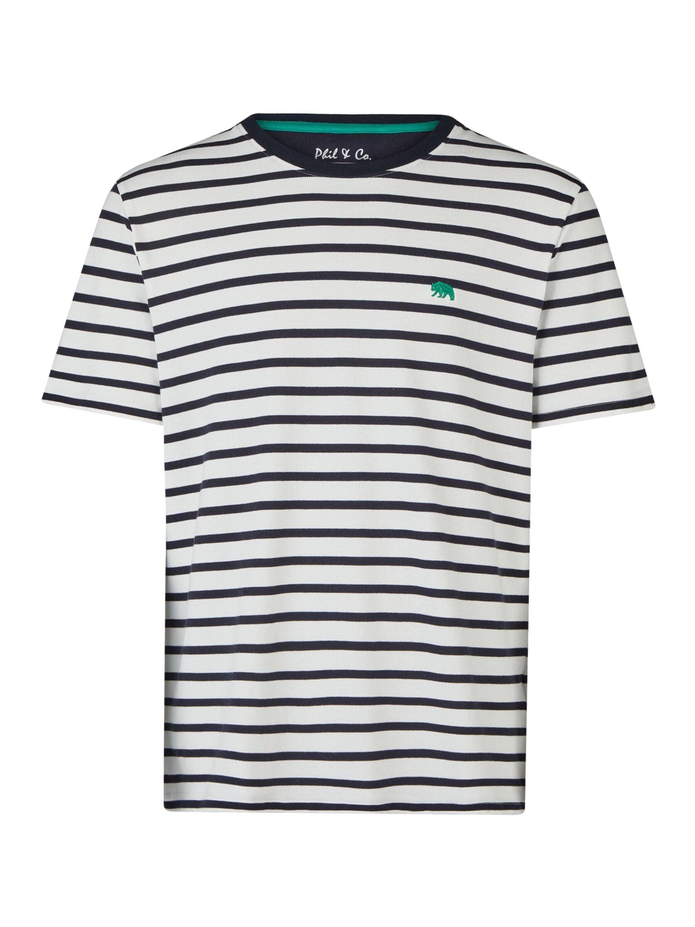 Phil & Co. Berlin Pyjama kort 'Phil & Co. Berlin Men's Shorty Set – Cotton Pyjamas with Fashionable Print & Colour Gradient, Spring/Summer, S–XXL' in Wit