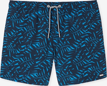 SCHIESSER Zwemshorts in Blauw: voorkant