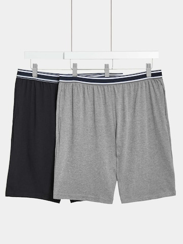 Marks & Spencer Regular Pajama pants in Grey