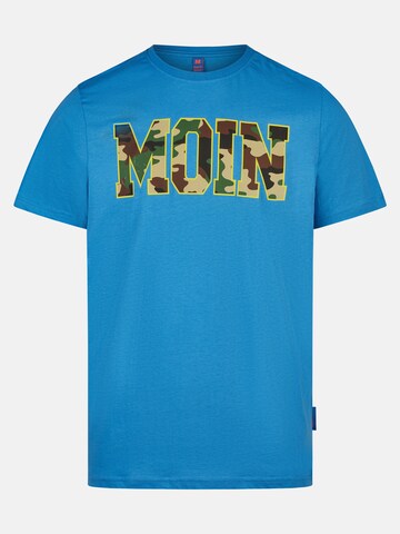 salzhaut Shirt 'Diek - Moin' in Blue: front