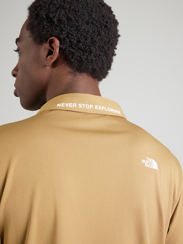 THE NORTH FACE Koszulka funkcyjna w kolorze brązowy