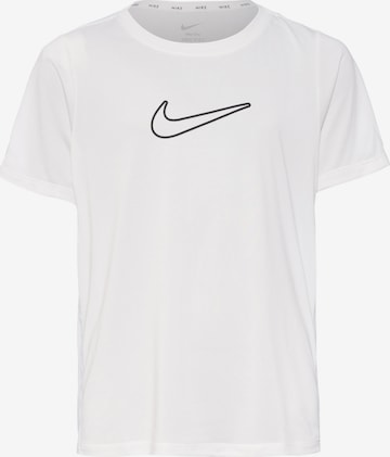 NIKE Performance Shirt 'ONE' in White: front