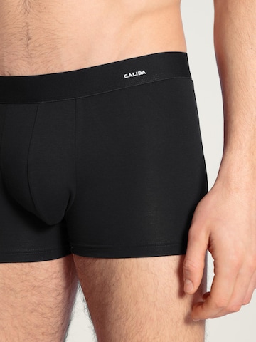 CALIDA Boxershorts 'Cotton Code'‌‌‌‌‌ in Schwarz