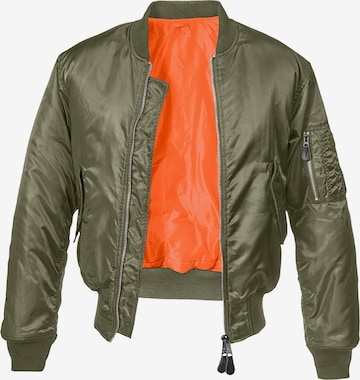 BranditPrijelazna jakna - zelena boja: prednji dio