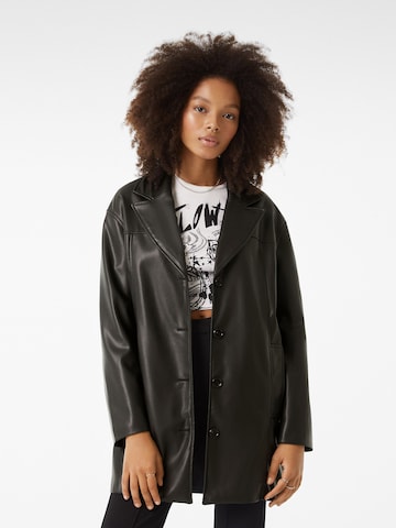 Blazer Bershka en noir : devant