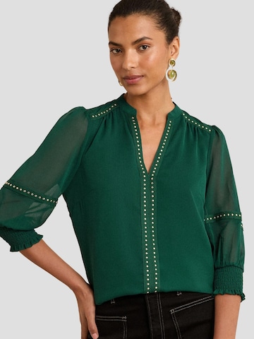 love & roses Bluza | zelena barva: sprednja stran