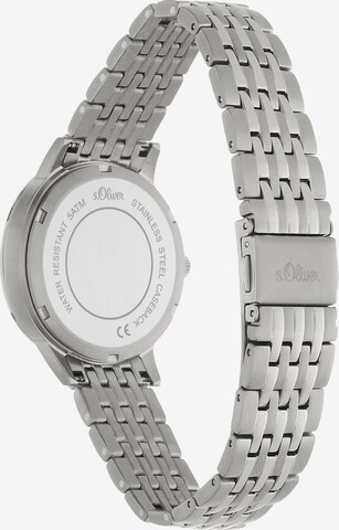 s.Oliver Analog Watch in Silver