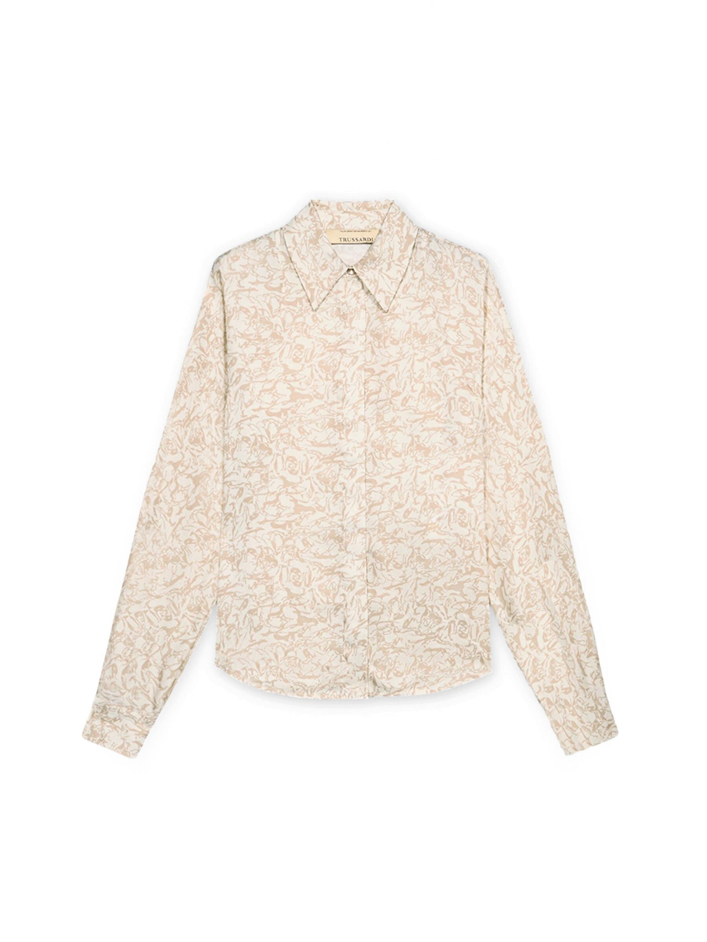 Trussardi - Blusa en beige: frente