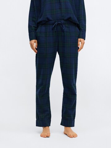 HunkemöllerPidžama hlače - plava boja: prednji dio