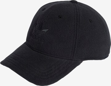 Casquette 'Adicolor Classic Trefoil Winter' ADIDAS ORIGINALS en noir : devant