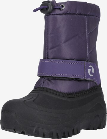 ZigZag Snow Boots 'Wanoha' in Purple: front