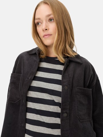 CAMEL ACTIVE Gestreiftes Langarmshirt mit Raglanärmeln in Grau