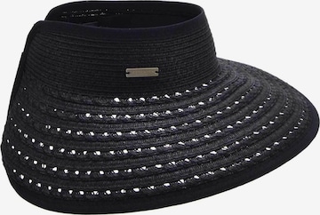 Seeberger Hat 'Visor' in Black: front