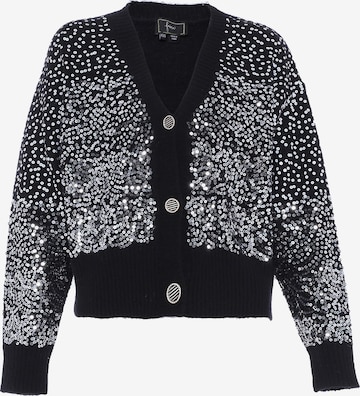 Cardigan faina en noir : devant