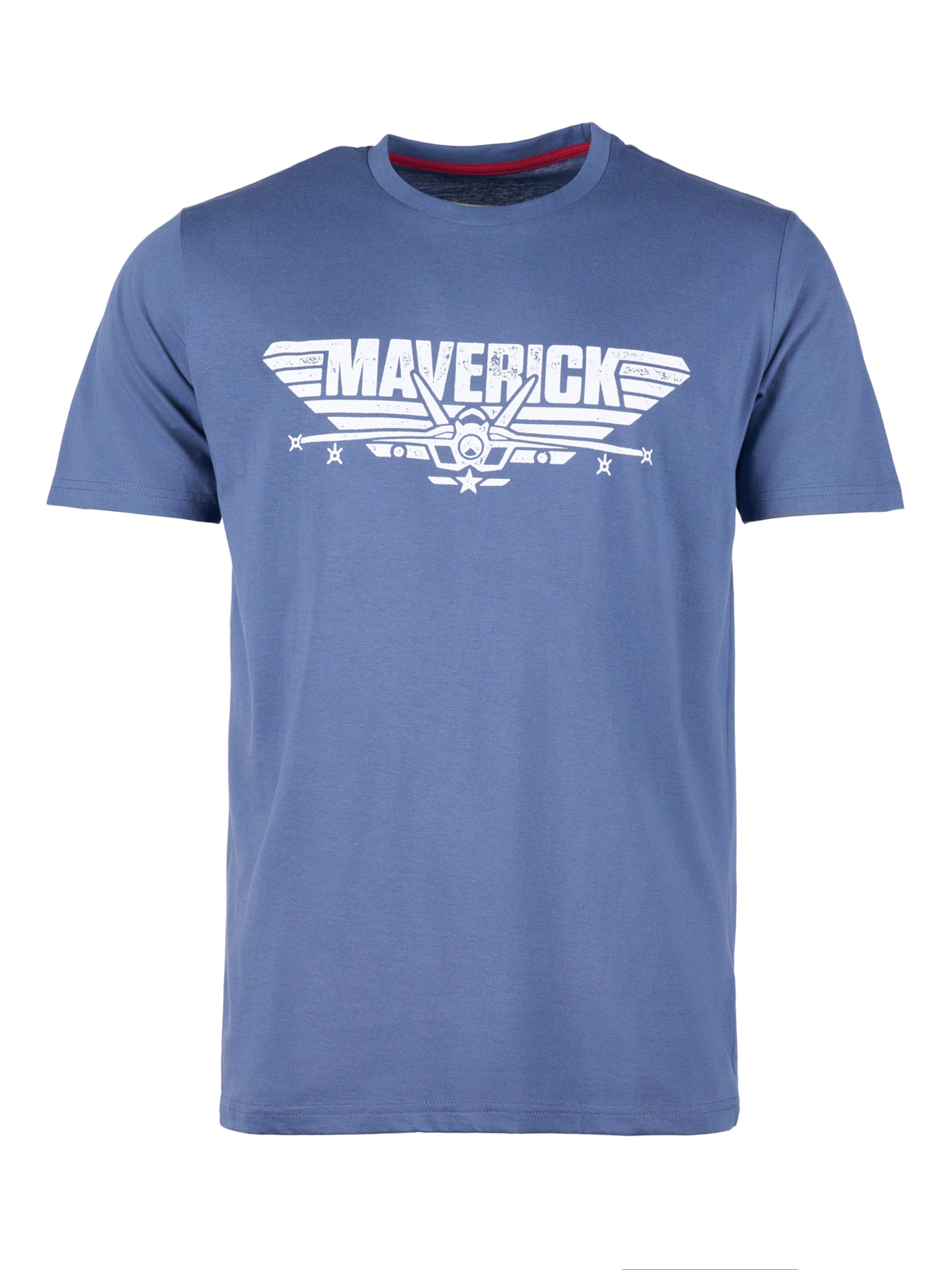TOP GUN Shirt in Blau: Vorderseite