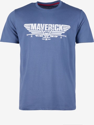 TOP GUN Shirt in Blau: Vorderseite