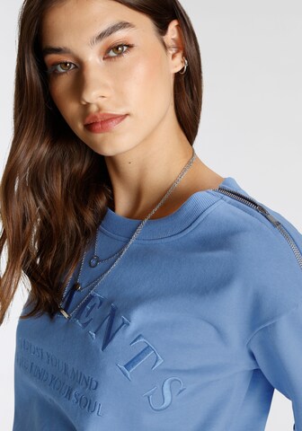 TAMARIS Sweatshirt in Blau