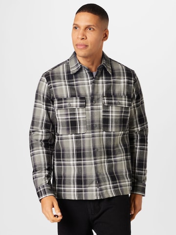 Only & Sons - Ajuste regular Camisa 'JOSH' en gris: frente