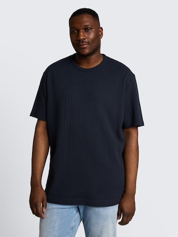 TOM TAILOR Men + T-Shirt in Blau: Vorderseite