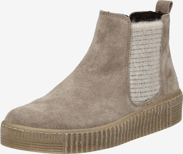 GABOR Chelsea Boots in Beige: Vorderseite