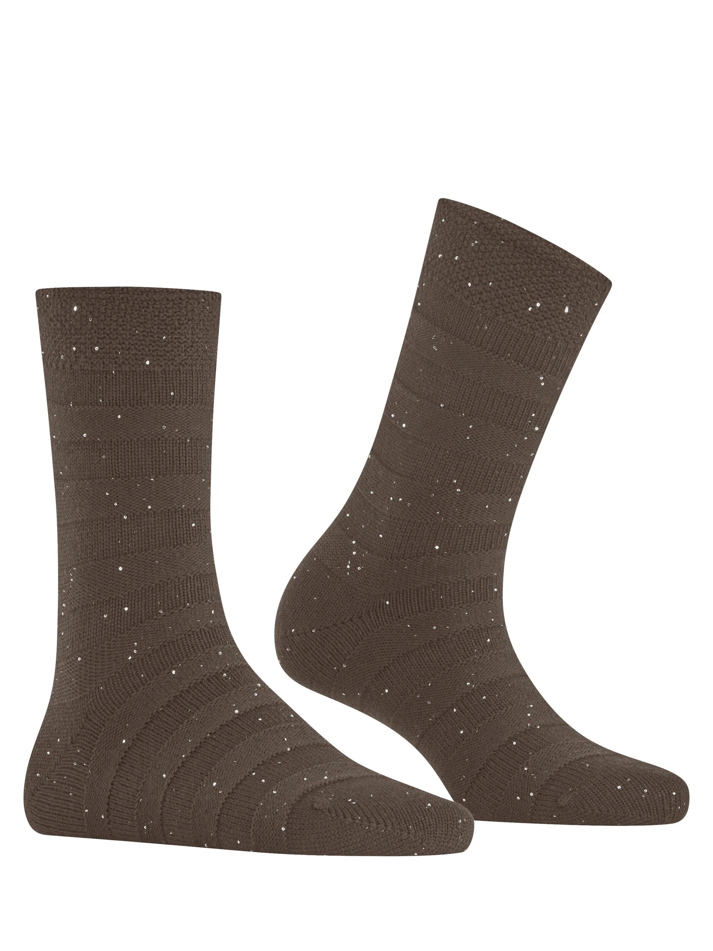 FALKE Socken 'Sparkle Stripes'‌‌‌‌‌ in Braun