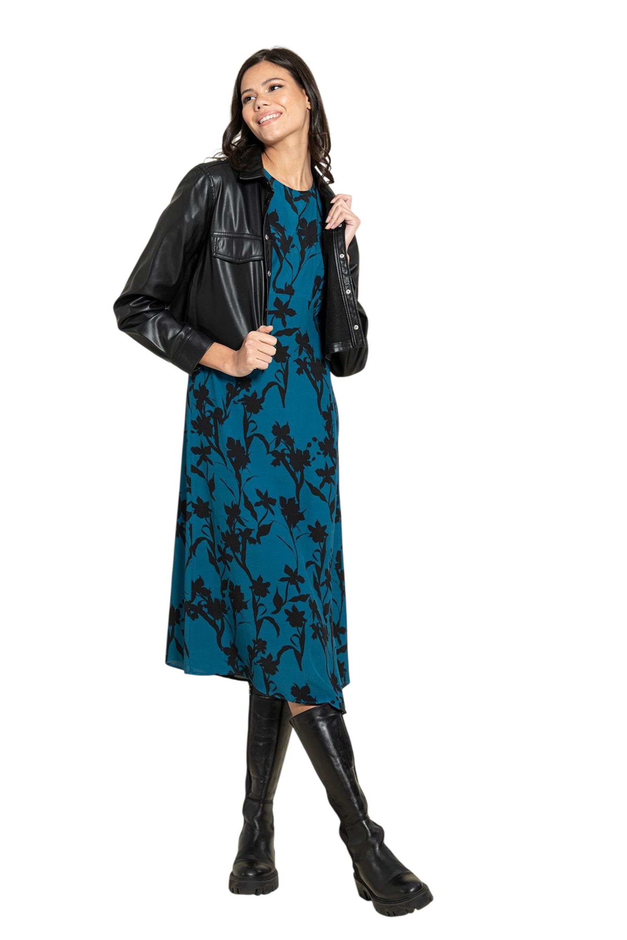 For You Moda Dress in Blue