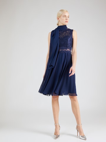 mascara Cocktail Dress in Blue