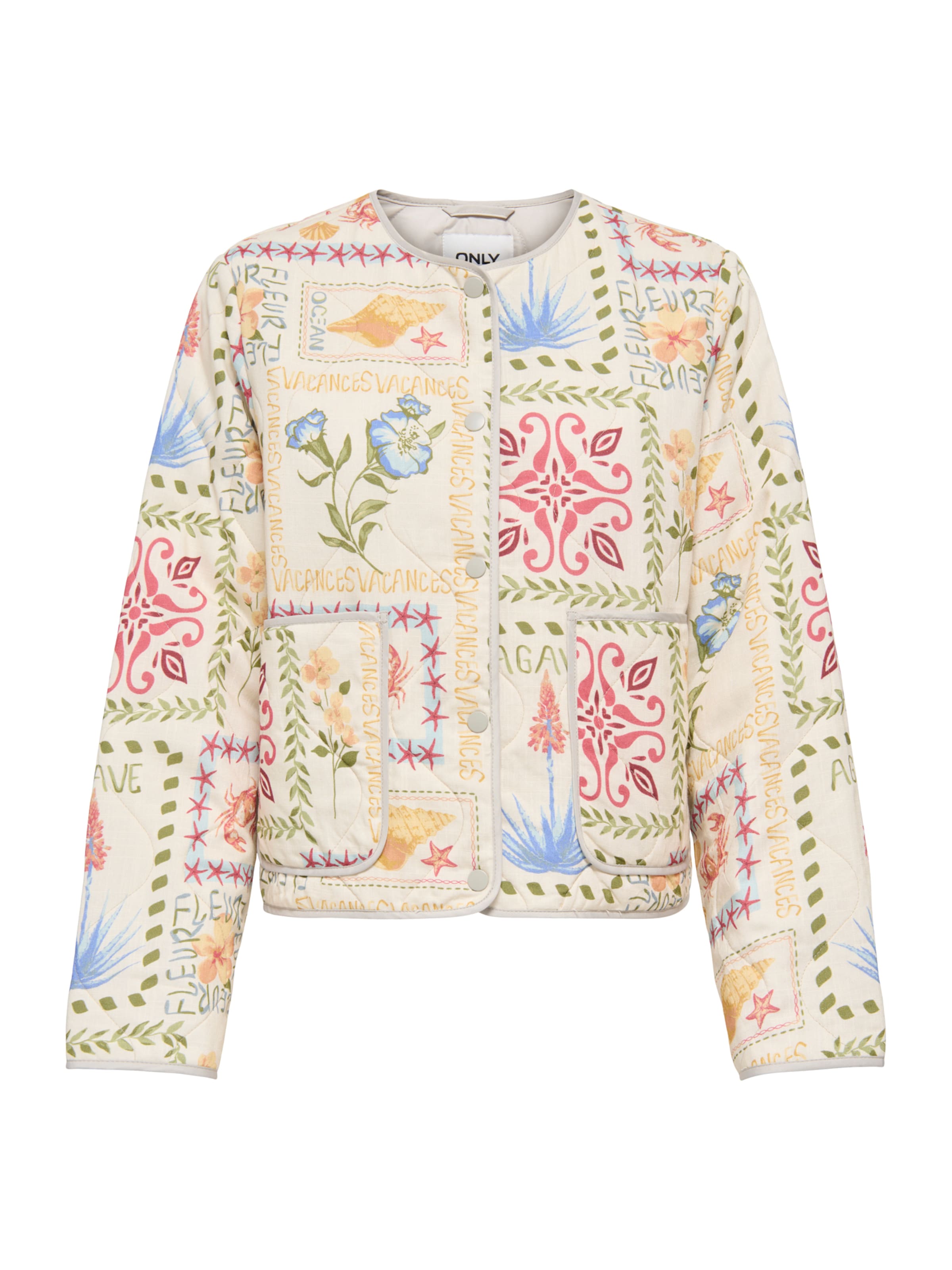 Geacă de primăvară-toamnă de la ONLY pe gri: față