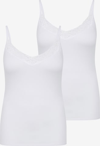 Ulla Popken Undershirt in White: front