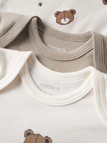 NAME IT - Pijama entero/body en beige