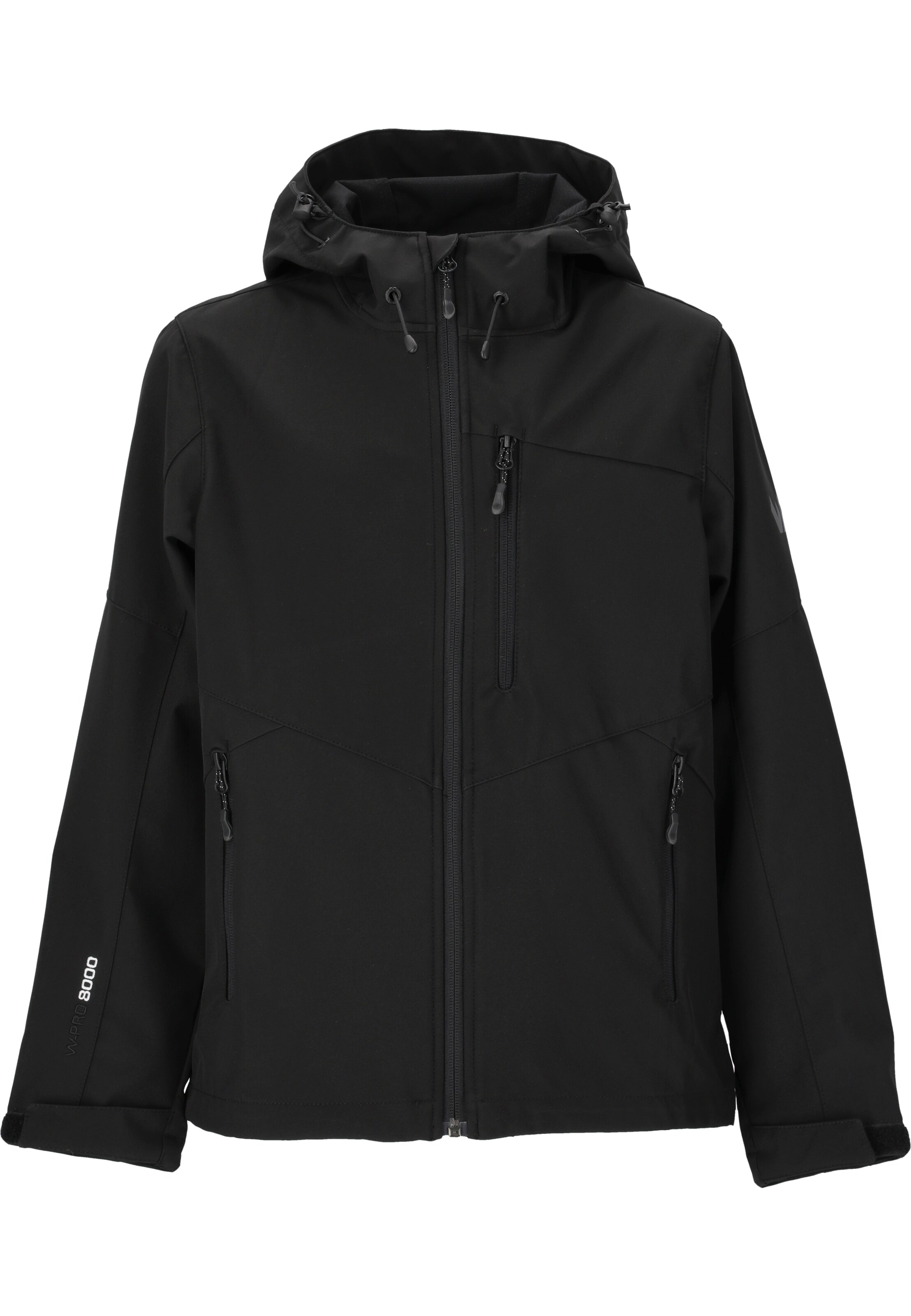 Whistler Softshelljacke 'Rodney' in Schwarz: Vorderseite