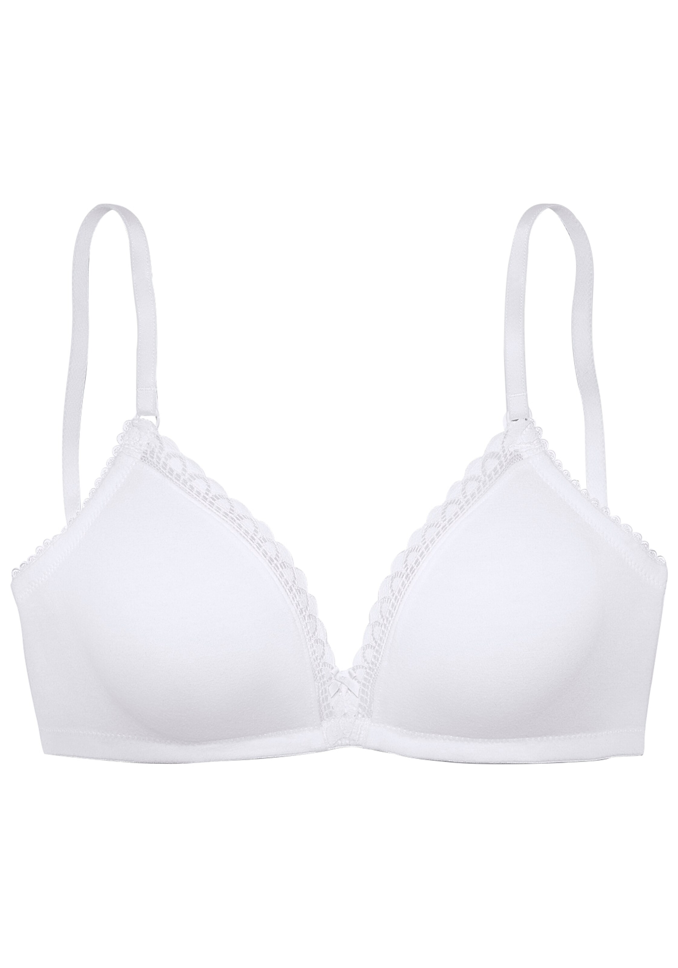 Invisible Soutien-gorge LASCANA en blanc : devant