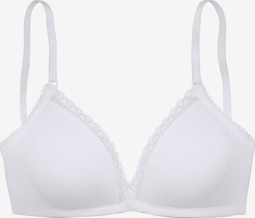 Invisible Soutien-gorge LASCANA en blanc : devant