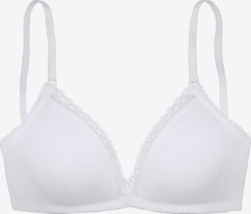 T-shirt Reggiseno di LASCANA in bianco: frontale