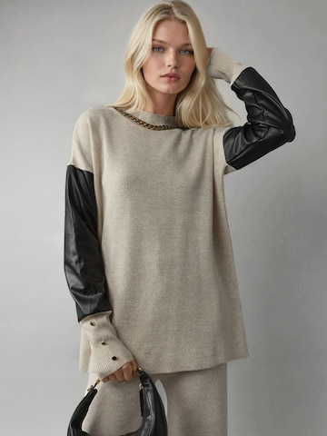 My fashion Sweater 'Pullover' in Grey: front