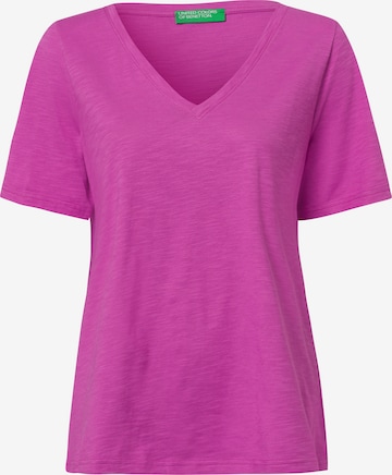 UNITED COLORS OF BENETTON Shirt in Purple: front