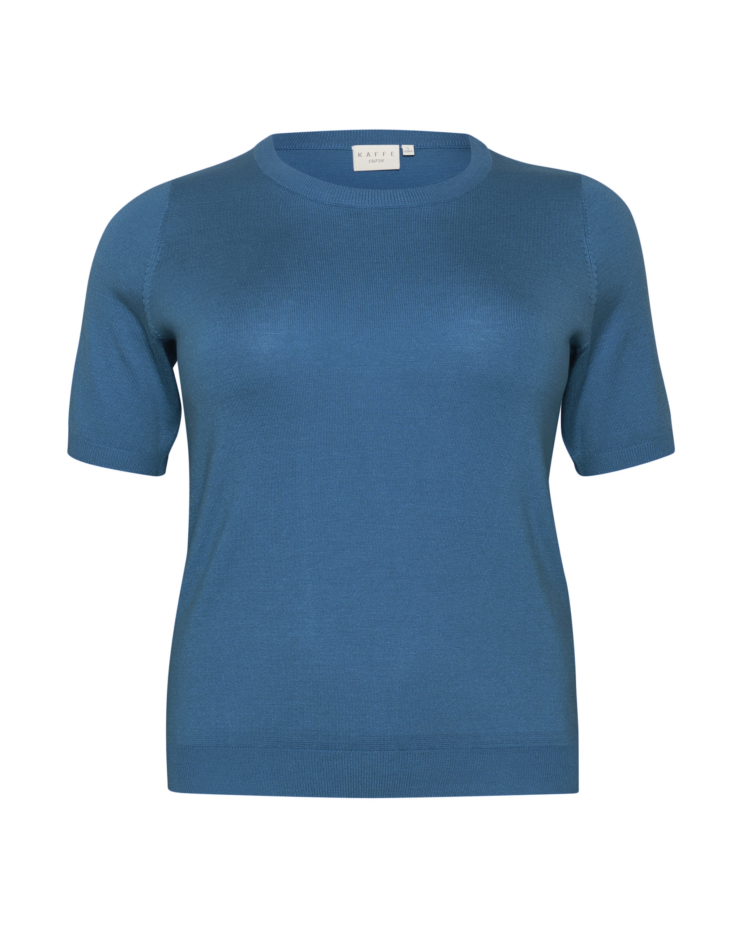 KAFFE CURVE Trui 'KCLizzy' in Blauw: voorkant